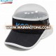 Wholesale black mesh running cap, running visor cap