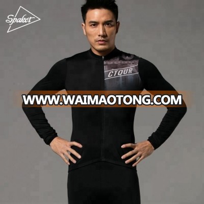 Spakct new design cycling jersey long sleeve sublimation custom mtb jersey shirt