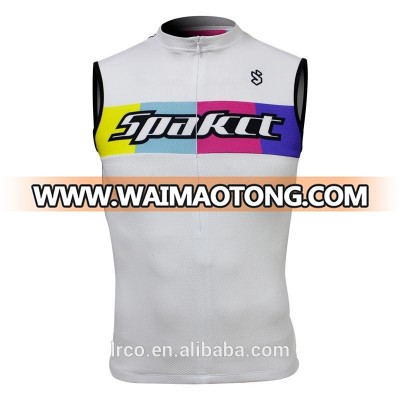 China cheap quality sleeveless bike jersey men cycling clothing ciclismo jersey