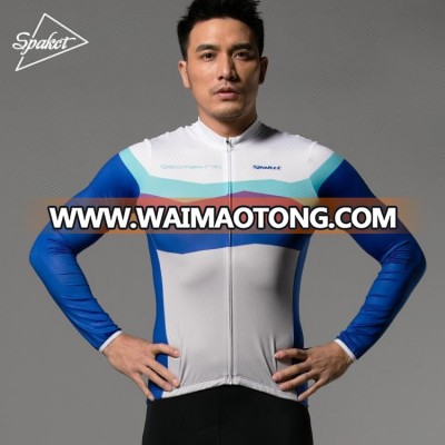 Manufacturer new cycling jersey shirt long sleeve racing fry fit jersey sublimation printing