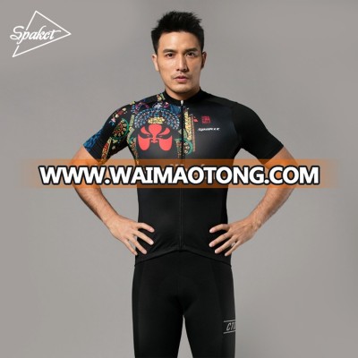 Spakct new cycling jersey short sleeve shirt sublimation ciclismo bike jersey